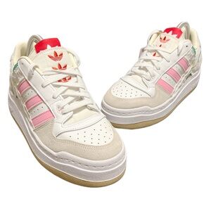 Adidas Forum XLG White Bliss Pink NWOB Women Size 8